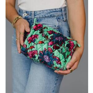 Mint Velvet Floral Quilted Travel Pouch